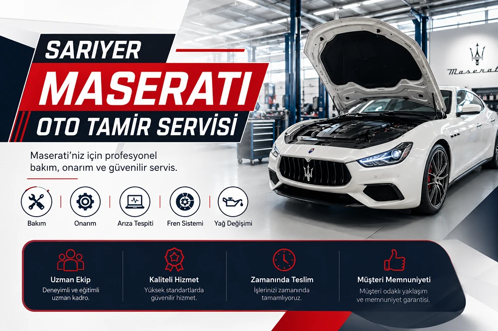 İstanbul Sarıyer Maserati Oto Tamir Servisi